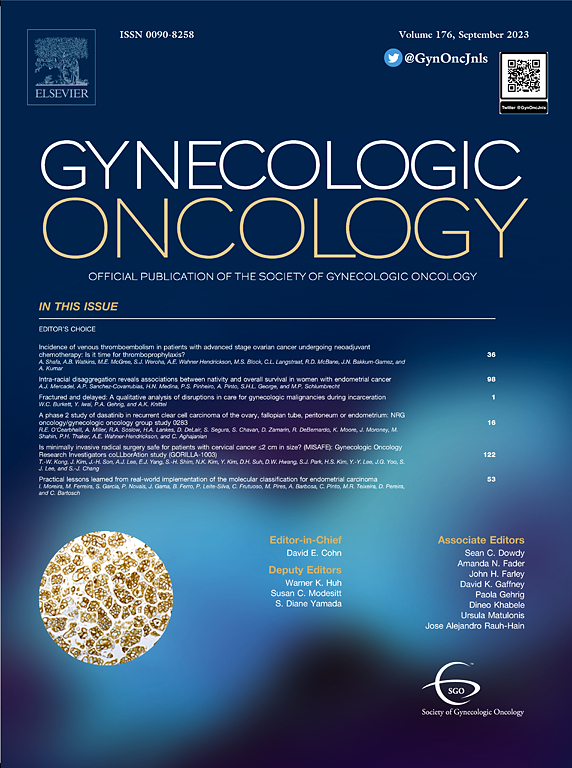 Go to journal home page - Gynecologic Oncology